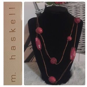 Purple Beaded Necklace 💜